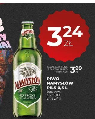 Piwo Namysłów Pils promocja w Duży Ben