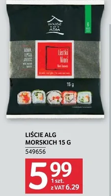 Liście alg morskich 15 g promocja w Selgros