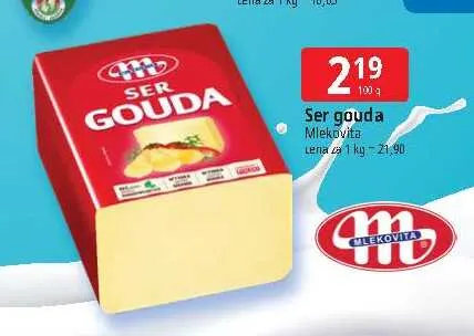 Ser gouda Mlekovita promocja w Leclerc