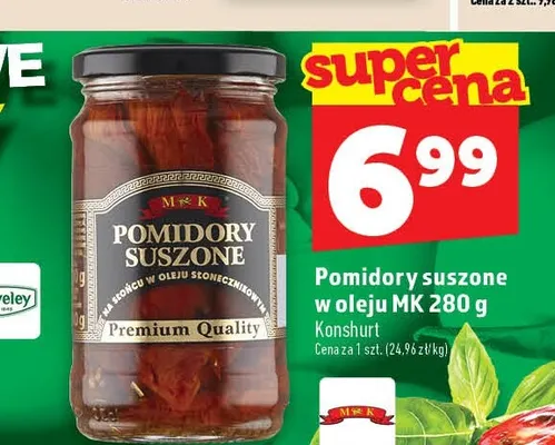Pomidory suszone w oleju MK promocja w TOPAZ