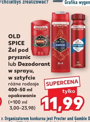 Żel pod prysznic Old Spice promocja w Kaufland