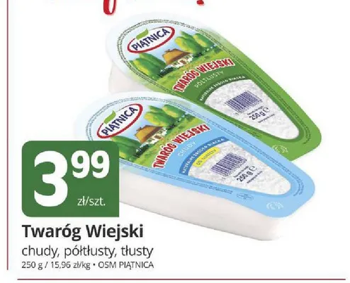 Twaróg Wiejski Piątnica chudy promocja w Marketvita