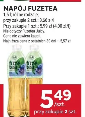 Napój Fuzetea promocja w Stokrotka
