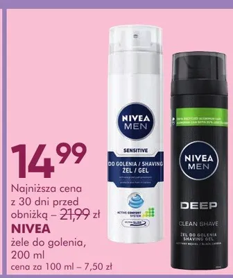 Żel do golenia Sensitive promocja w Super-Pharm