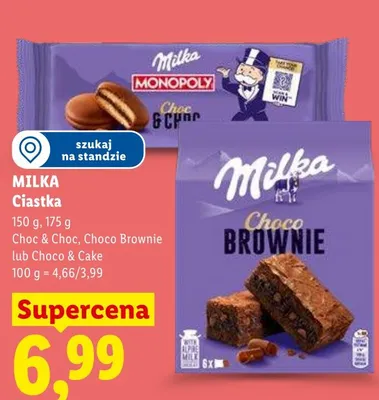 Ciastka Choc & Choc Milka promocja w Lidl