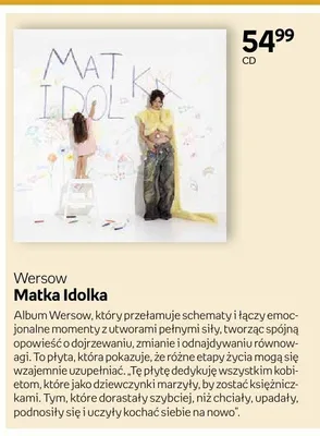 Płyta CD Wersow Matka Idolka promocja w Empik