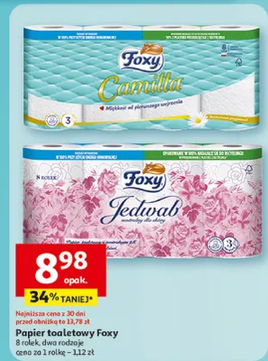 Papier toaletowy Jedwab promocja w Auchan
