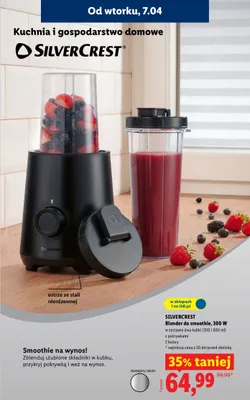 Blender do smoothie 300W promocja w Lidl