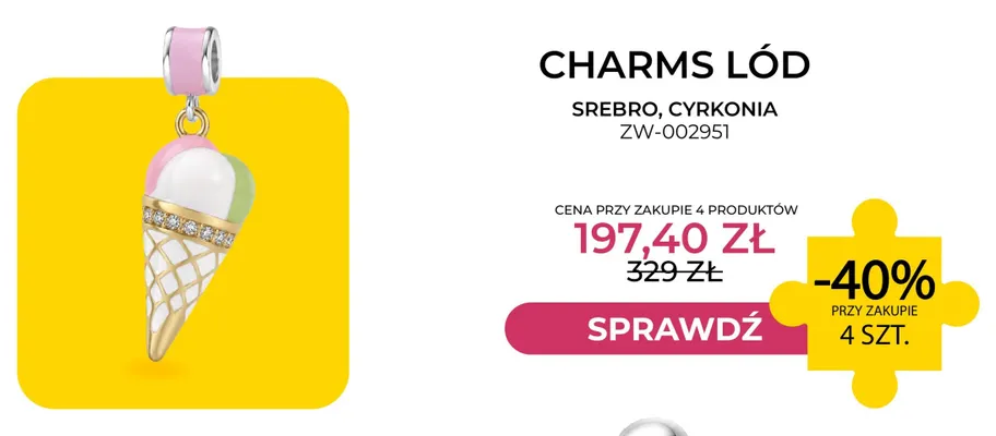 Charms lód Briju ZW-002951 promocja w Briju