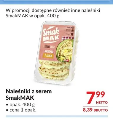 Naleśniki z serem SmakMAK promocja w Makro