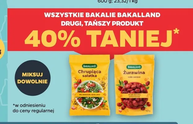 Bakalie Bakalland promocja w Netto