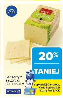Ser żółty TYLŻYCKI promocja w Carrefour Market