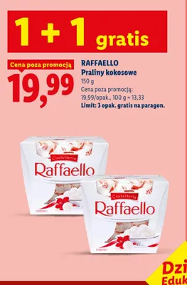 Praliny kokosowe Raffaello promocja w Lidl