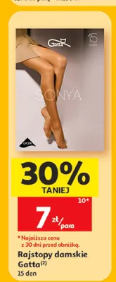Rajstopy damskie Gatta Sonya promocja w Auchan