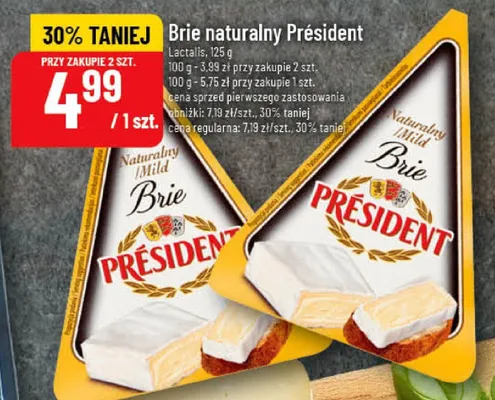 Brie naturalny promocja w POLOmarket