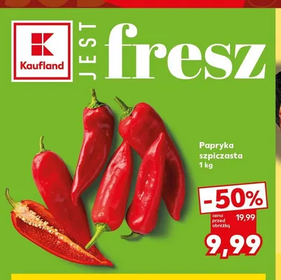 Papryka szpiczasta promocja w Kaufland