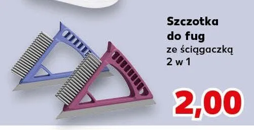 Szczotka do fug ze ściągaczką 2 w 1 Kaufland promocja w Kaufland