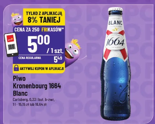 Piwo Kronenbourg 1664 Blanc promocja w POLOmarket