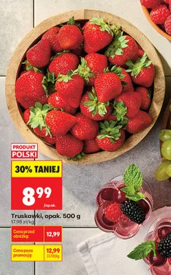 Truskawki polskie promocja w Biedronka