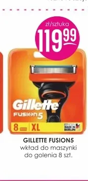 Wkład do maszynki do golenia Gillette Fusion5 8-pak promocja w Drogerie Jasmin
