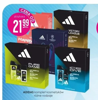Komplet kosmetyków Adidas promocja w Drogerie Jasmin