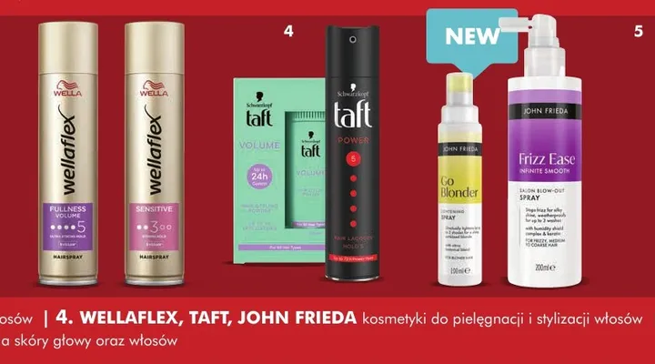 Kosmetyki do pielęgnacji i stylizacji włosów Taft promocja w Super-Pharm