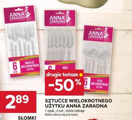 Widelce wielokrotnego użytku Anna Zaradna promocja w Stokrotka