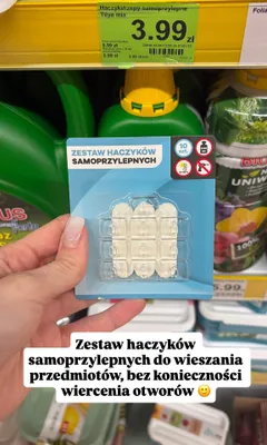 Zestaw haczyków samoprzylepnych promocja w Dino
