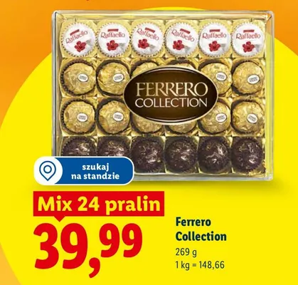 Praliny Ferrero Collection Mix  promocja w Lidl