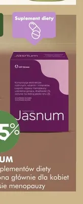 Linia suplementów diety stworzona głównie dla kobiet w okresie menopauzy Jasnum promocja w Super-Pharm