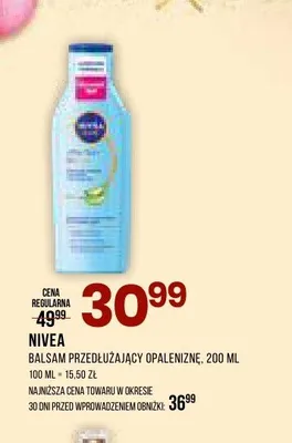 Balsam przedłużający opaleniznę Nivea promocja w Drogerie Natura
