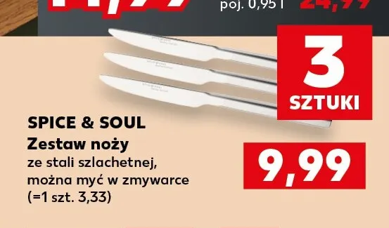 Zestaw noży K-classic spice & soul promocja w Kaufland