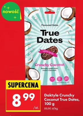 Daktyle Crunchy Coconut True Dates promocja w Biedronka