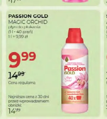 Płyn do płukania Passion Gold Magic Orchid promocja w Drogerie Jawa