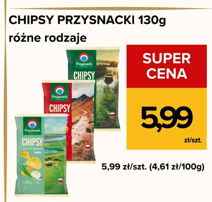 Chipsy Przysnacki Fromage promocja w Supeco