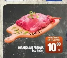 Łopatka wieprzowa bez kości promocja w Tomi Markt
