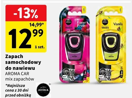 Zapach samochodowy do nawiewu mix zapachów promocja w Intermarche