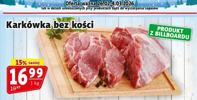 Karkówka bez kości promocja w Prim Market