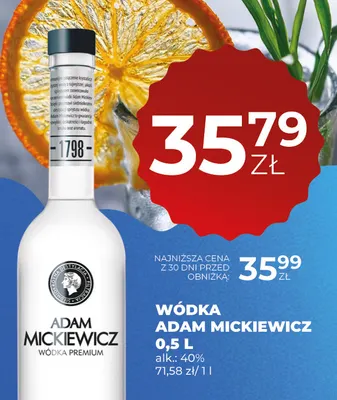 Wódka Adam Mickiewicz promocja w Duży Ben