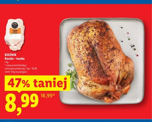 Kaczka tuszka Rzeźnik promocja w Lidl