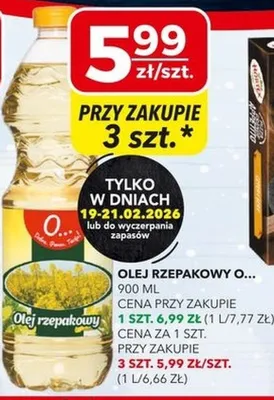 Olej rzepakowy promocja w Top Market