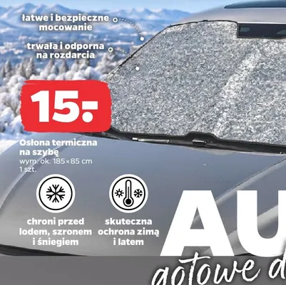 Osłona termiczna na szybę promocja w Netto