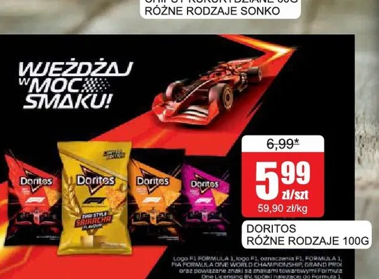 Chipsy Doritos Taco promocja w Bingo