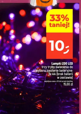 Lampki 200 LED promocja w Dealz
