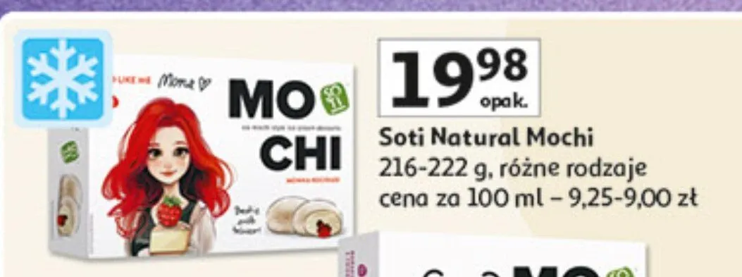 Soti Natural Mochi, różne rodzaje promocja w Auchan