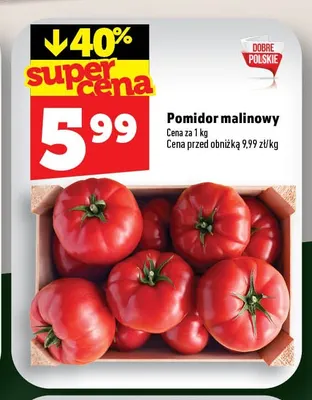 Pomidory malinowe promocja w TOPAZ