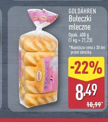 Bułeczki mleczne Goldähren promocja w Aldi