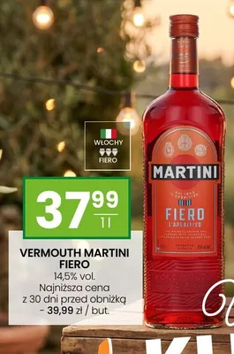 Vermouth Martini Fiero 14,5% vol. Włochy promocja w Twój Market
