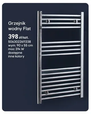 Grzejnik wodny Flat promocja w Castorama