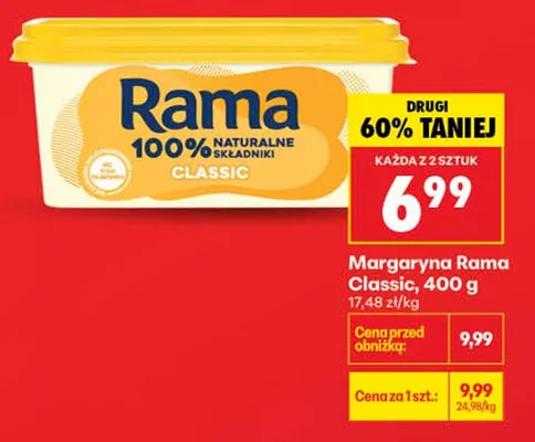 Margaryna Rama Classic promocja w Biedronka
